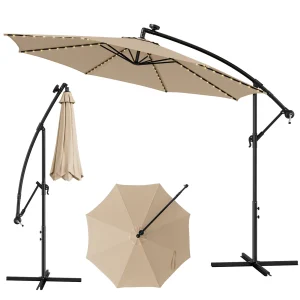 10FT Patio Cantilever Offset Umbrella